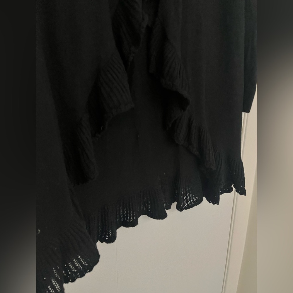 EUC Lilly Pulitzer black Sherette cardigan sweater Large - Picture 4 of 6